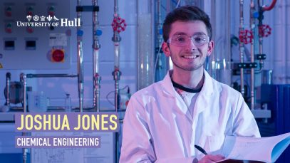 Joshua Jones studying Chemical Engineering at University of Hull