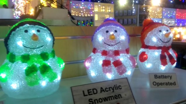Christmas Decorations at Brigg Garden Centre 2nd October 2017