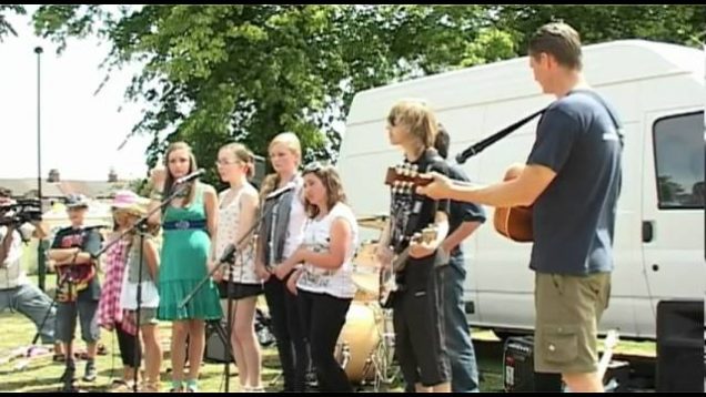 Community Band at Grant Thorold Open Day, Grimsby