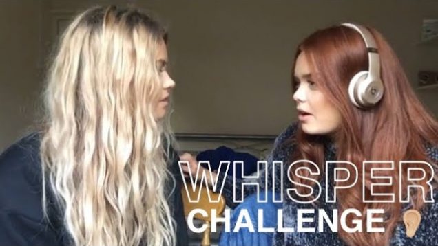 WHISPER CHALLENGE | ELYSHIA AND JESS