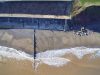 Drone Flight Typhoon Q500 4k Over Withernsea Beach