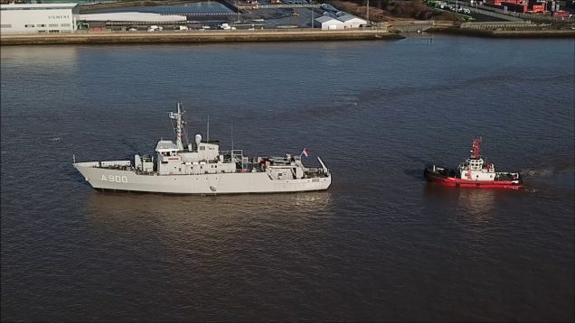 2 NATO warships on the Humber